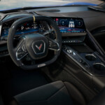 Very Dark Atmosphere interior on 2026 Chevrolet Corvette E-Ray. Preproduction model shown, actual production model may vary.